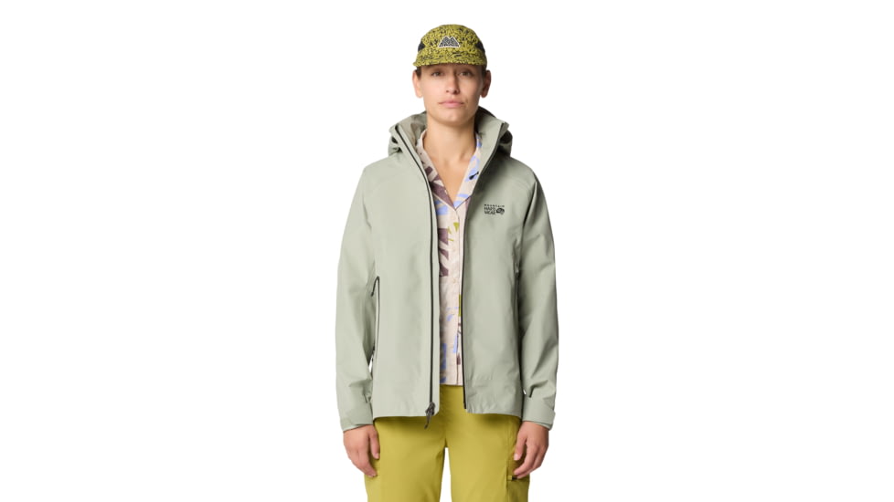 Mountain Hardwear TrailVerse GORE-TEX Jacket - Women's, White Sage, S, 2092851-341-S
