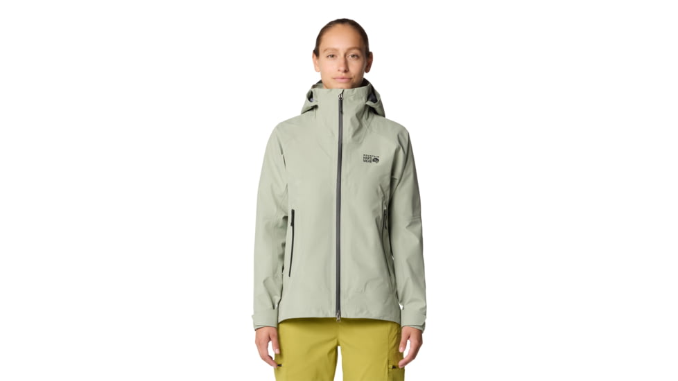 Mountain Hardwear TrailVerse GORE-TEX Jacket - Women's, White Sage, XL, 190423032419