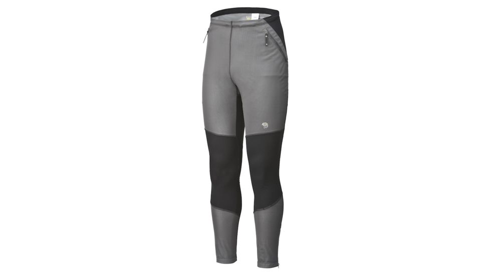 Mountain Hardwear Transition Super Power Tights - Men's-Grill/Black-Small