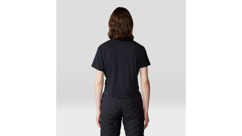 Mountain Hardwear Trekkin Go Short Sleeve Shirt - Women's, Black, S, 2023271-010-S
