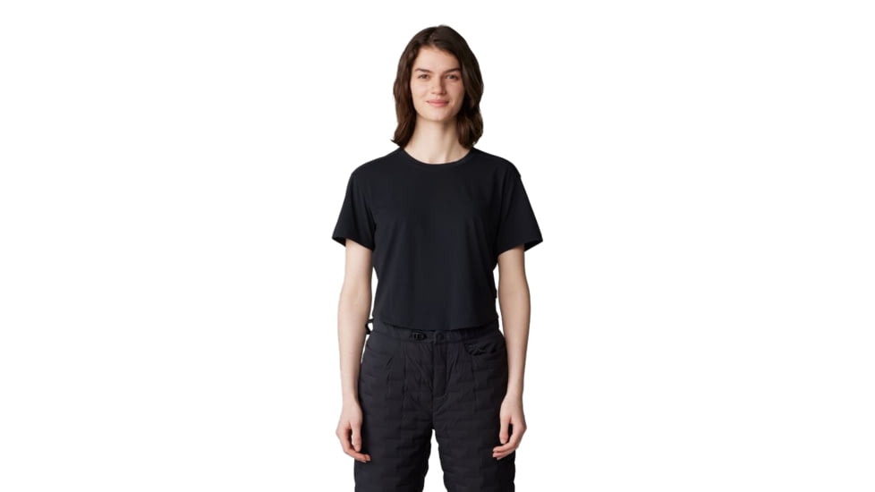 Mountain Hardwear Trekkin Go Short Sleeve Shirt - Women's, Black, XS, 2023271-010-XS