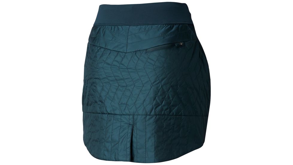 Mountain Hardwear Trekkin Insulated Mini Skirt, Blue Spruce, S, 1616331311-S
