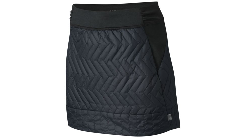 Mountain Hardwear Trekkin Insulated Mini Skirt - Women's, Black, Large, 1616331090-L