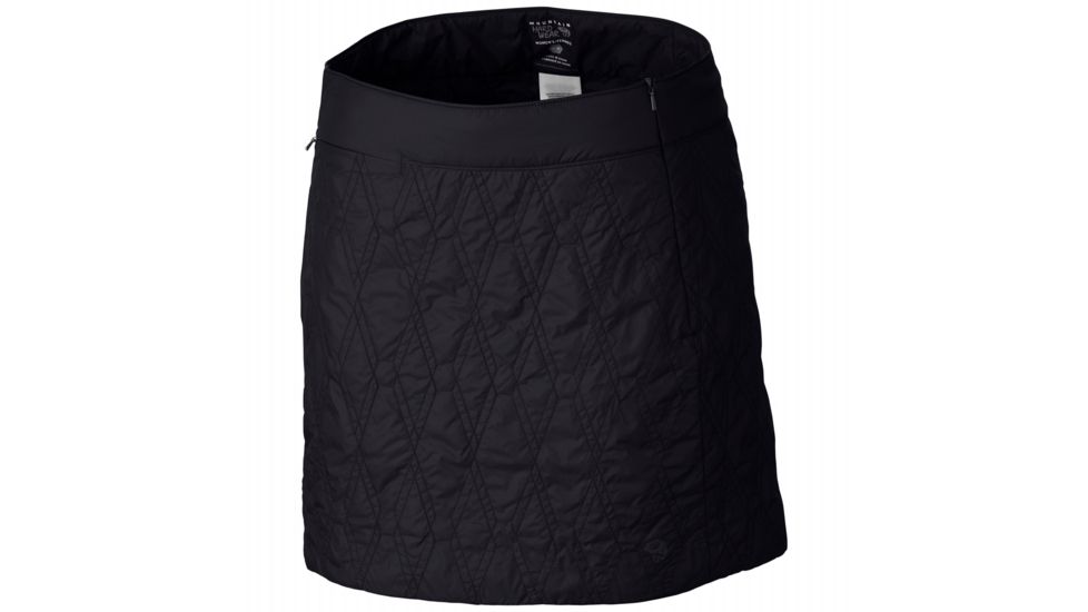 Mountain Hardwear Trekkin Insulated Mini Skirt - Women's, Black, Extra Small, 1616331090-XS