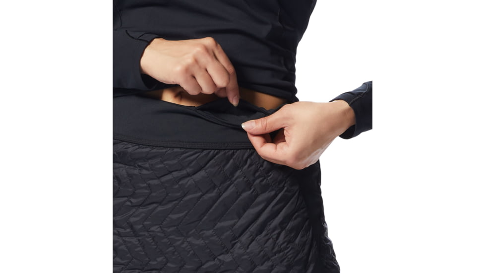 Mountain Hardwear Trekkin Insulated Mini Skirt - Womens, Black, Small, 2010041090-Black-S