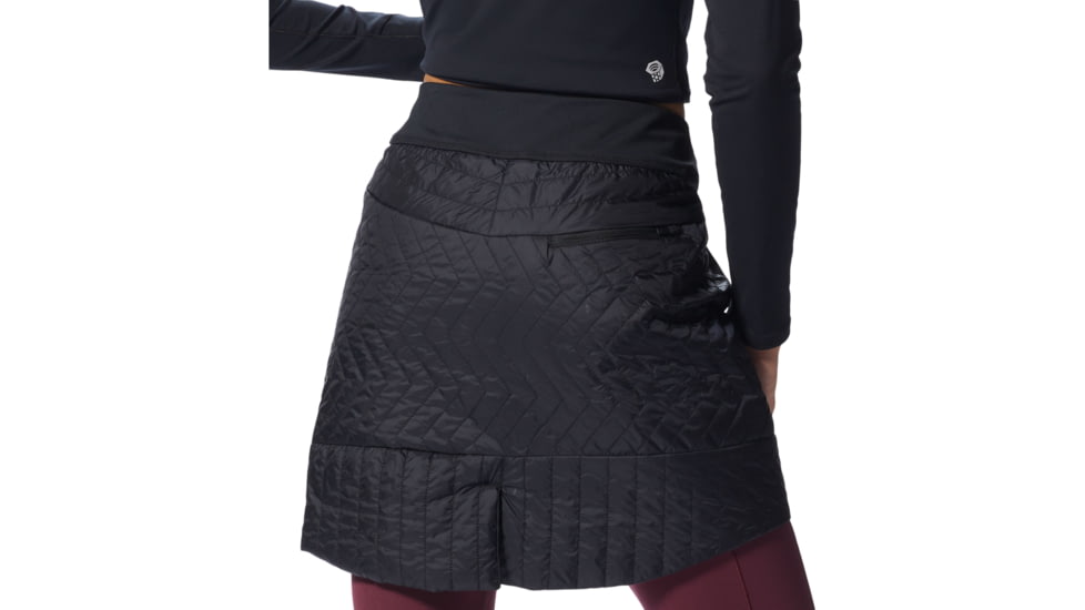 Mountain Hardwear Trekkin Insulated Mini Skirt - Womens, Black, Small, 2010041090-Black-S