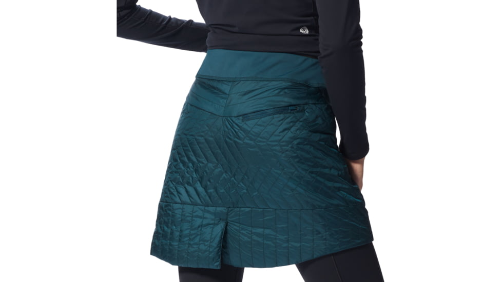 Mountain Hardwear Trekkin Insulated Mini Skirt - Womens, Dark Marsh, Extra Small, 2010041375-Dark Marsh-XS