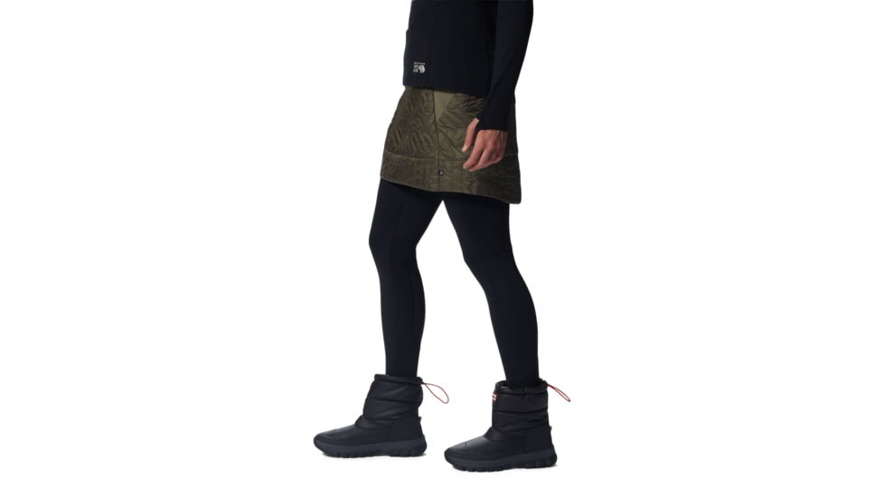 Mountain Hardwear Trekkin Insulated Mini Skirt - Womens, Stone Green, Small, 2010041397-Stone Green-S
