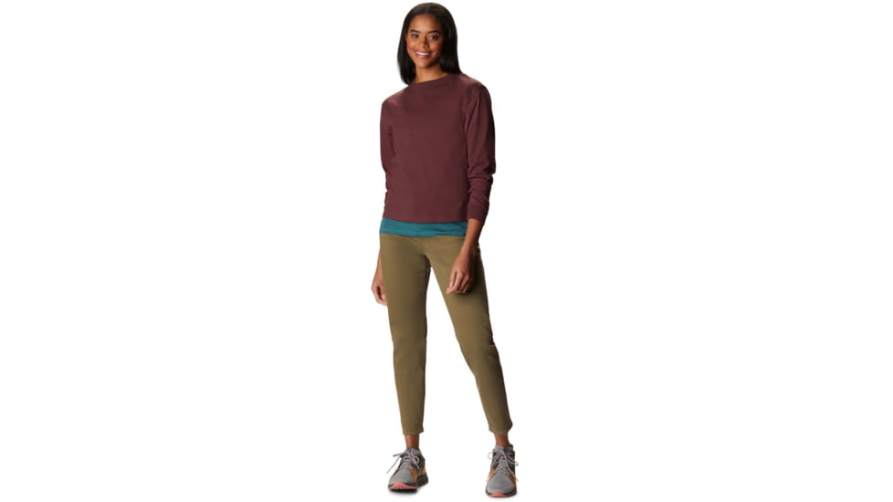 Mountain Hardwear Twill Ankle Jean - Womens, Light Army, 12, 32, OL7728333-12-R