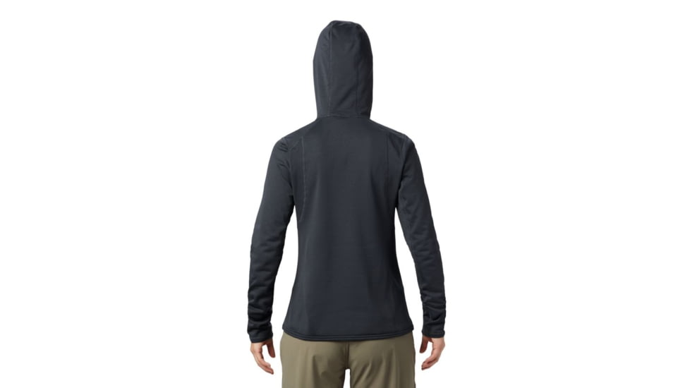 Mountain Hardwear Type 2 Fun 3/4 Zip Hoody - Womens, Dark Storm, Small, 1893771004-Dark Storm-S