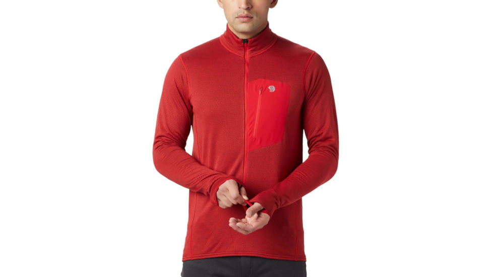 Mountain Hardwear Type 2 Fun 3/4 Zip - Mens, Racer, Medium, OM8007637-M