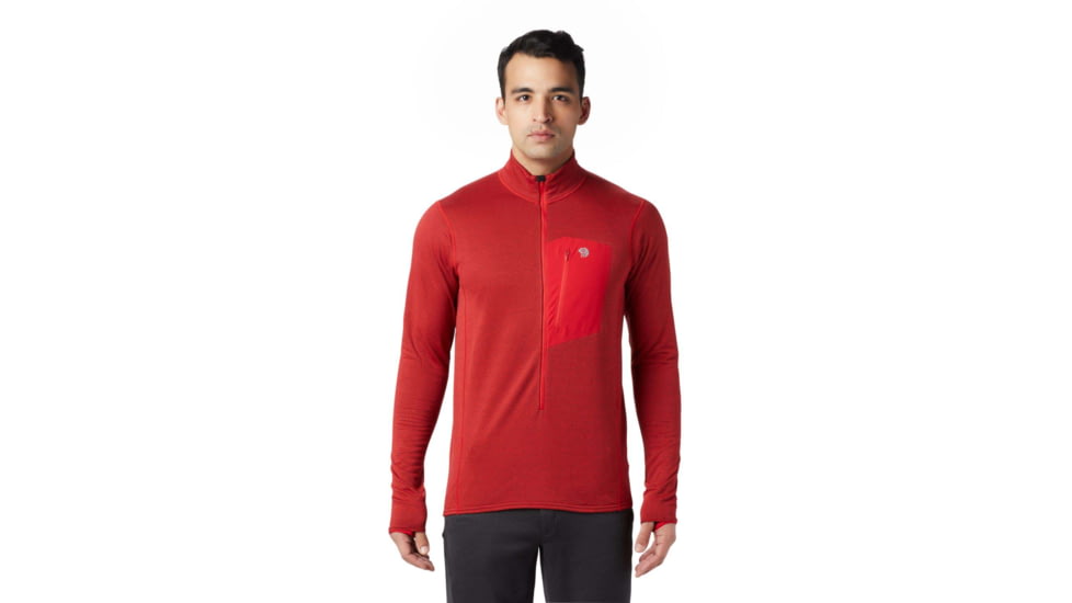 Mountain Hardwear Type 2 Fun 3/4 Zip - Mens, Racer, Medium, OM8007637-M