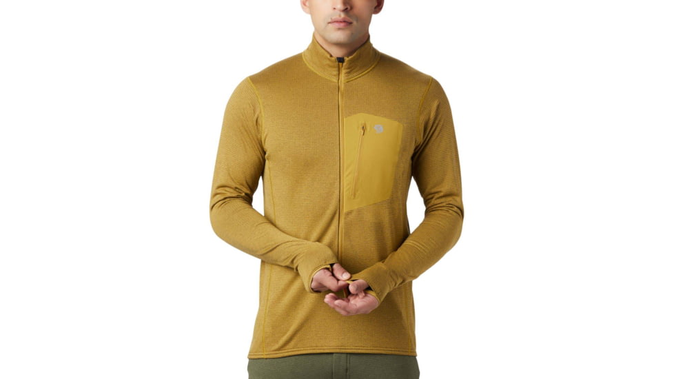 Mountain Hardwear Type 2 Fun Full Zip Jacket - Mens, Dark Bolt, Extra Large, OM8288236-XL