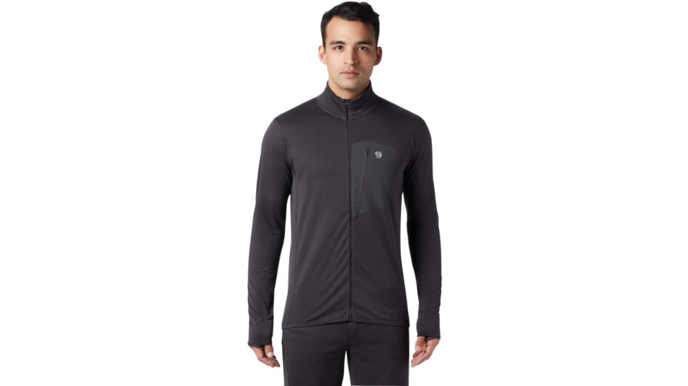 Mountain Hardwear Type 2 Fun Full Zip Jacket - Mens, Void, Large, OM8288012-L