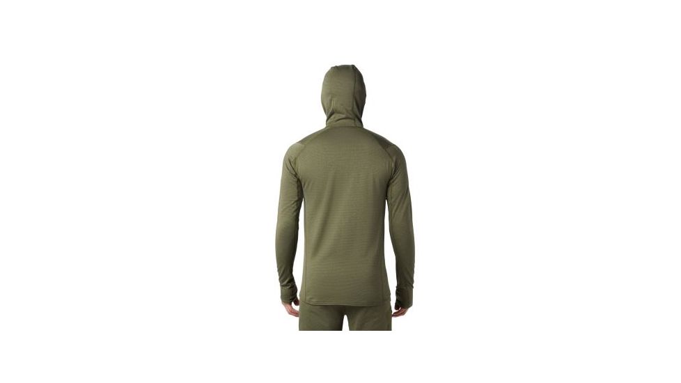 Mountain Hardwear Type 2 Fun Hoody - Mens, Dark Army, Medium, 1851021304-M