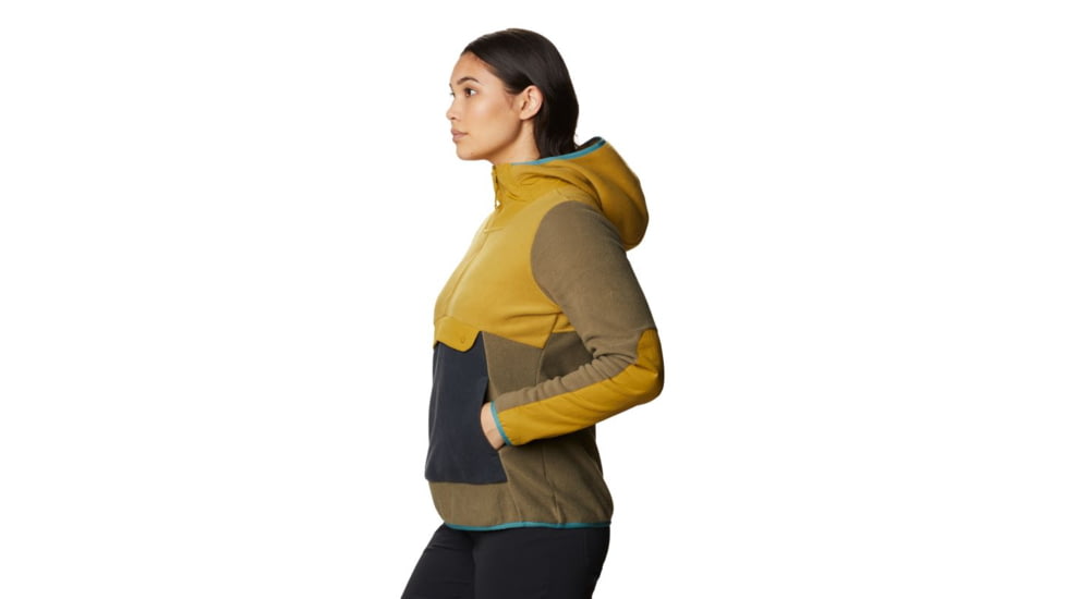 Mountain Hardwear UnClassic Fleece Hoody - Womens, Raw Clay, Medium, 1880051253-M