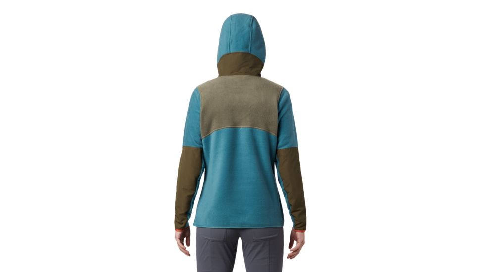 Mountain Hardwear UnClassic Fleece Hoody - Womens, Washed Turq, Medium, 1880051447-M
