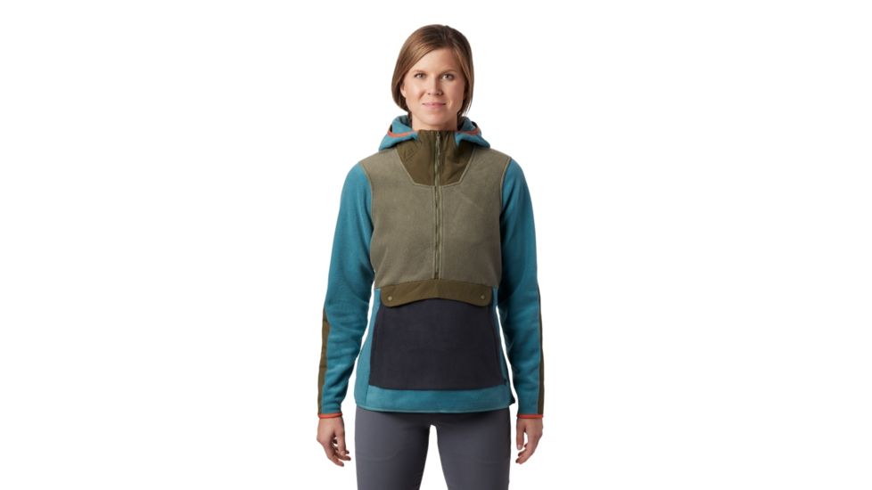 Mountain Hardwear UnClassic Fleece Hoody - Womens, Washed Turq, Medium, 1880051447-M