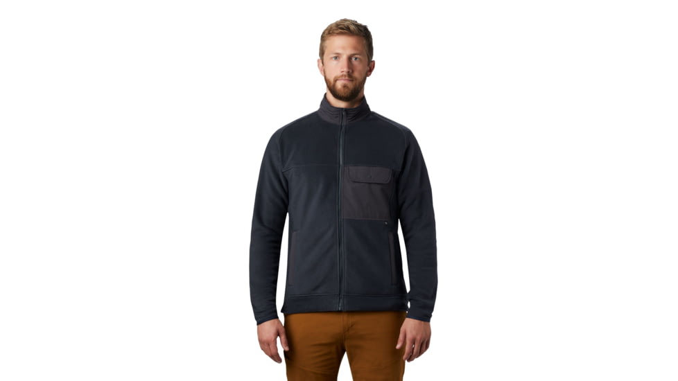Mountain Hardwear UnClassic Fleece Jacket - Men's, Dark Storm, Large, OM8495004-L