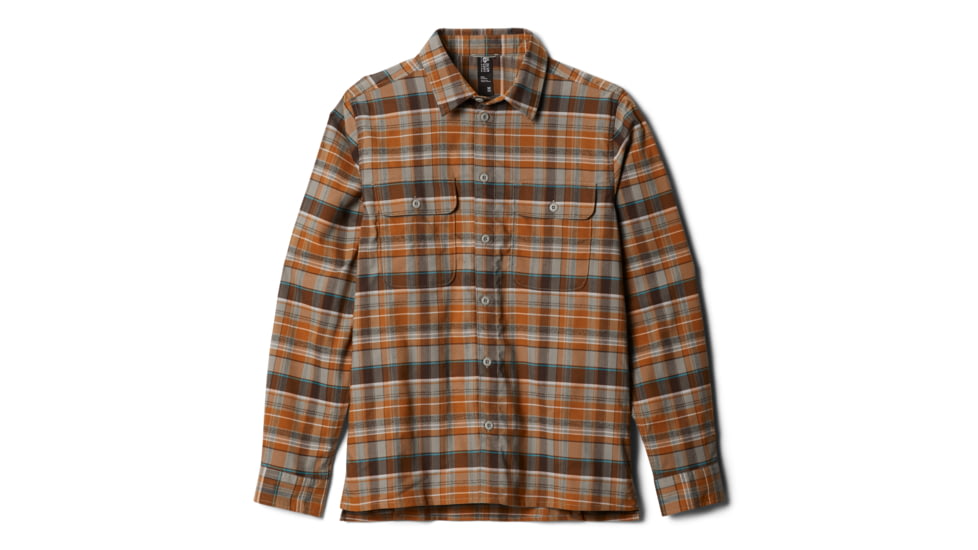 Mountain Hardwear Voyager One Long Sleeve Shirt - Men's, Wet Stone, Large, OM7999339-L