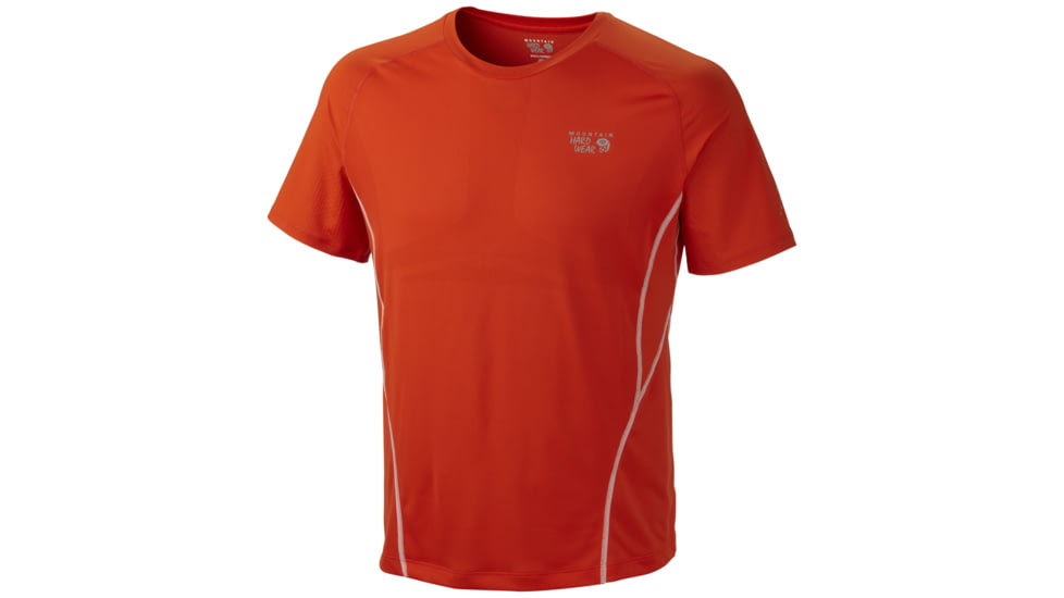 Mountain Hardwear Way2Cool Short Sleeve T - Men's-State Orange-Large