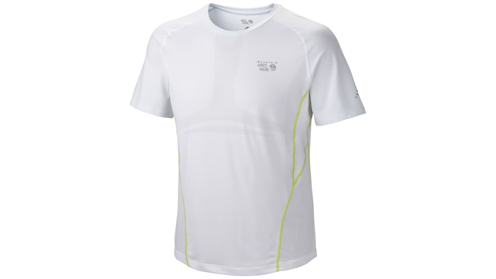 Mountain Hardwear Way2Cool Short Sleeve T - Men's-White-Large