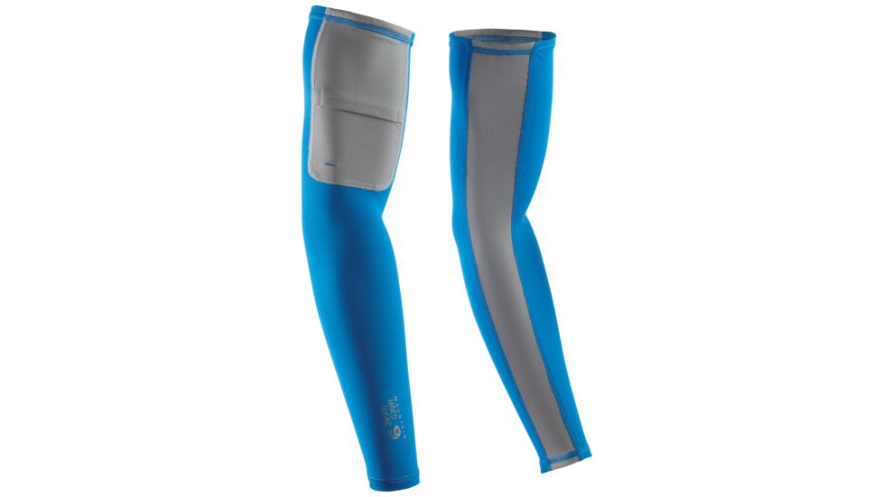 Mountain Hardwear WayCool Arms-Hyper Blue/Steam-X-Large