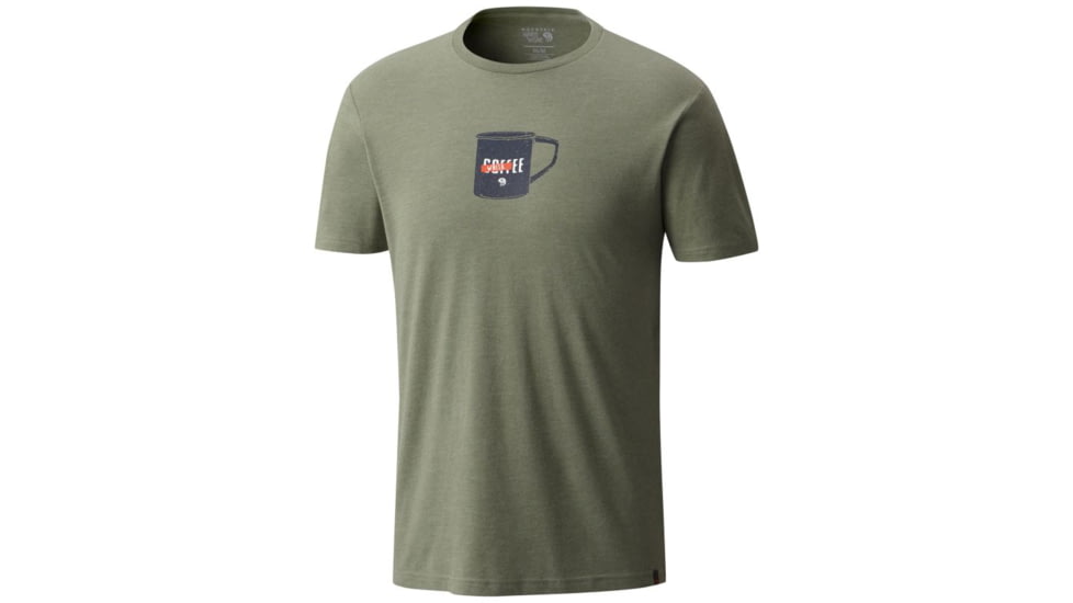Mountain Hardwear Whiskey Mug Short Sleeve T-Shirt - Men's, Heather Green Fade, M 1764391394-M