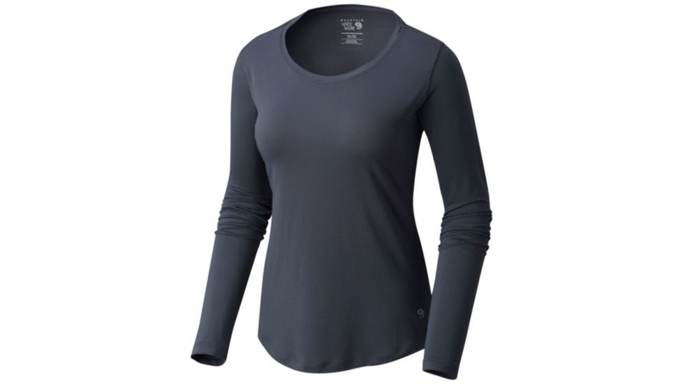 Mountain Hardwear Wicked Lite Long Sleeve T-Shirt - Women's, Graphite, L 1660891053-L