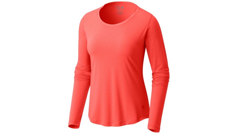 Mountain Hardwear Wicked Lite Long Sleeve T-Shirt - Women's, Solstice Red, L 1660891804-L