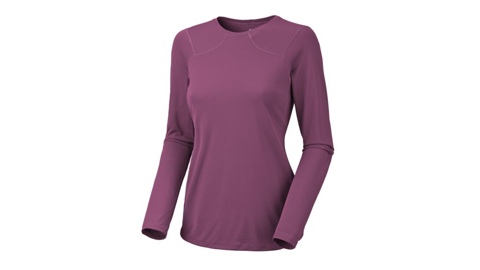 Mountain Hardwear Wicked Lite Long Sleeve Tee-Women's-Bramble-Large