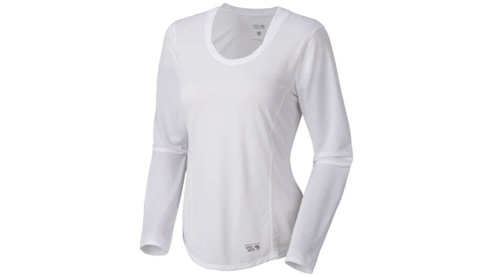 Mountain Hardwear Wicked Lite Long Sleeve - Women's-White-Medium