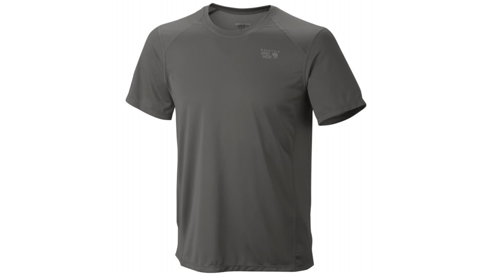 Mountain Hardwear Wicked Lite Short Sleeve T - Men's-Titanium-X-Large