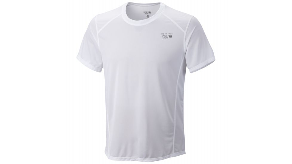 Mountain Hardwear Wicked Lite Short Sleeve T - Men's-White-Small