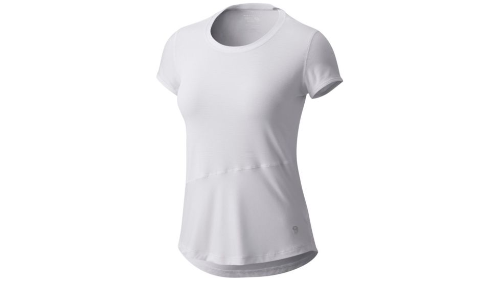 Mountain Hardwear Wicked Lite Short Sleeve T-Shirt - Women's, Fogbank, S 1648651102-S