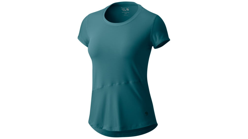 Mountain Hardwear Wicked Lite Short Sleeve T-Shirt - Women's, Lakeshore Blue, S 1648651328-S