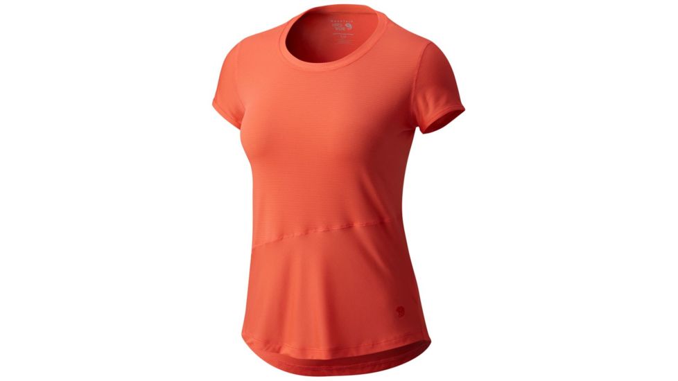 Mountain Hardwear Wicked Lite Short Sleeve T-Shirt - Women's, Solstice Red, L 1648651804-L