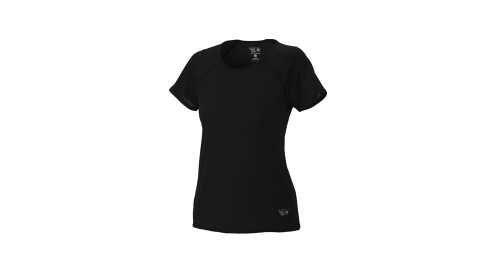 Mountain Hardwear Wicked LIte Short-Sleeve Tee - Women's-Black-Small