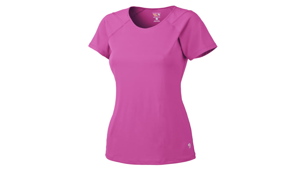 Mountain Hardwear Wicked LIte Short-Sleeve Tee - Women's-Dewberry-Small
