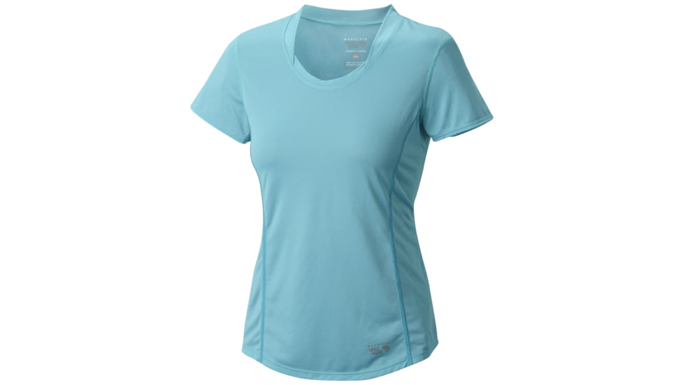 Mountain Hardwear Wicked Lite Short Sleeve Tee - Women's-Geyser-Large