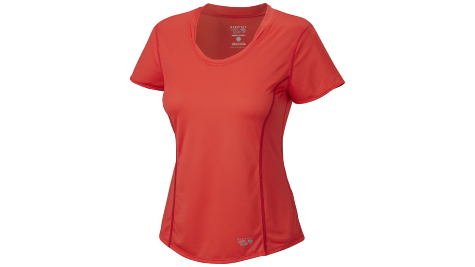Mountain Hardwear Wicked Lite Short Sleeve Tee - Women's-Red Hibiscus-X-Small