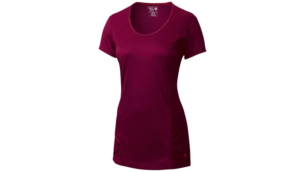 Mountain Hardwear Wicked Lite Short Sleeve Tee - Women's-Dark Raspberry-X-Large