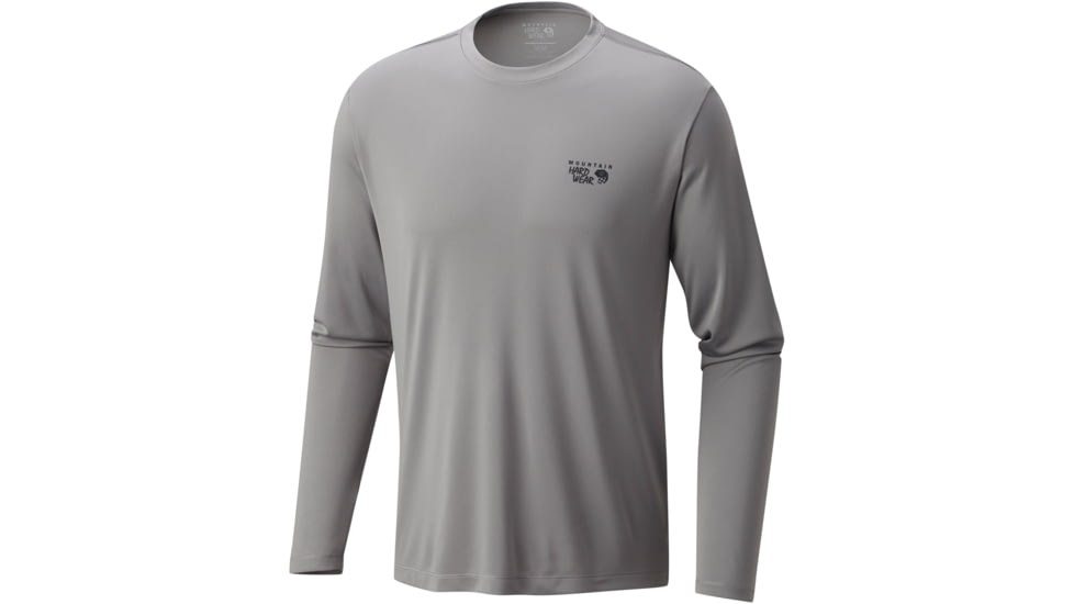 Mountain Hardwear Wicked Long Sleeve T - Men's-Manta Grey-Small