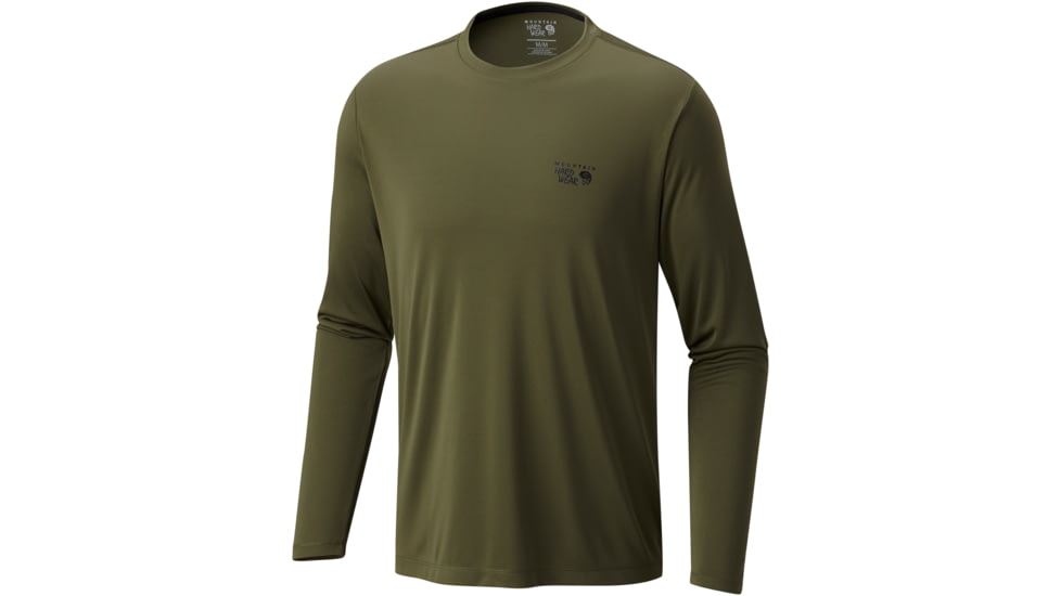 Mountain Hardwear Wicked Long Sleeve T - Men's-Surplus Green-Large