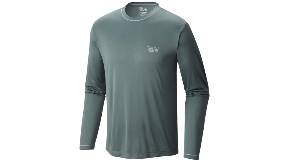 Mountain Hardwear Wicked Long Sleeve T - Men's-Thunderhead Grey-XX-Large