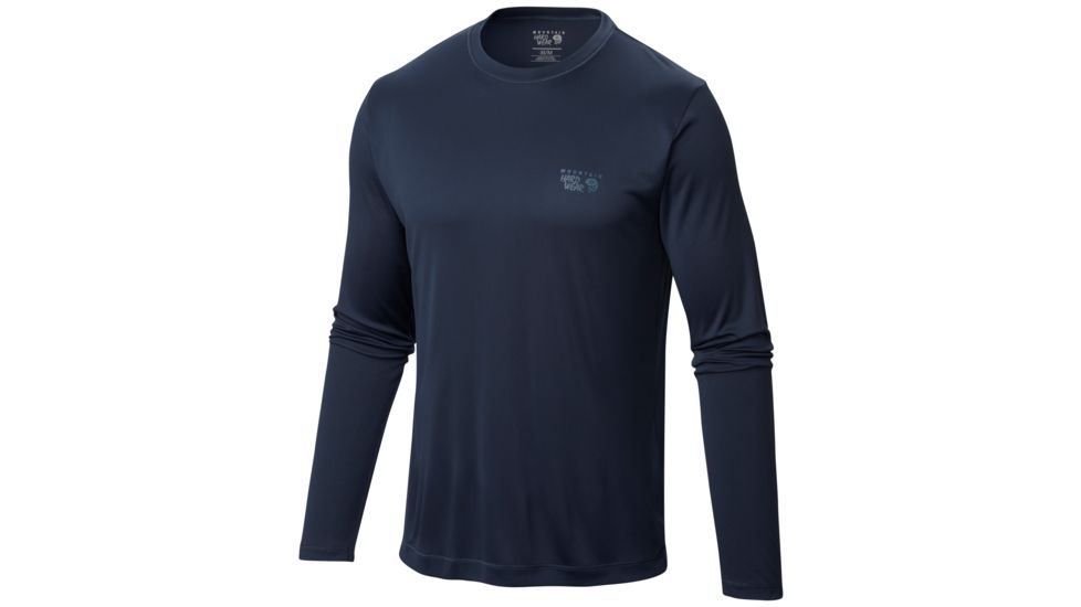 Mountain Hardwear Wicked Long Sleeve T - Men's-Zinc-Small