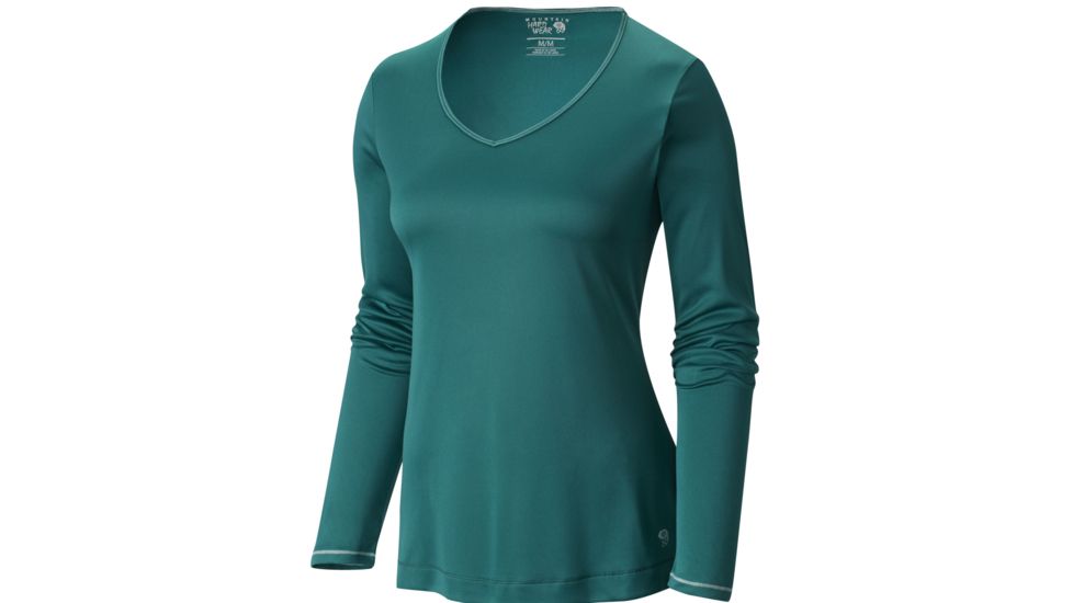Wicked Long Sleeve T - Womens-Teal Green-X-Small