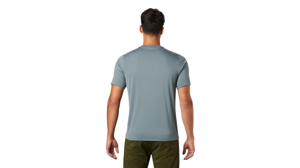Mountain Hardwear Wicked Tech Short Sleeve T - Men's, Light Storm, Medium, OM8802054-M