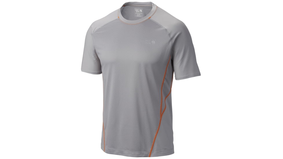 Mountain Hardwear WickedCool Short Sleeve T - Men's-Steam-Medium