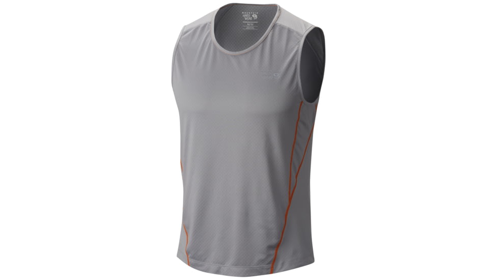 Mountain Hardwear WickedCool Tank - Men's-Steam-Small